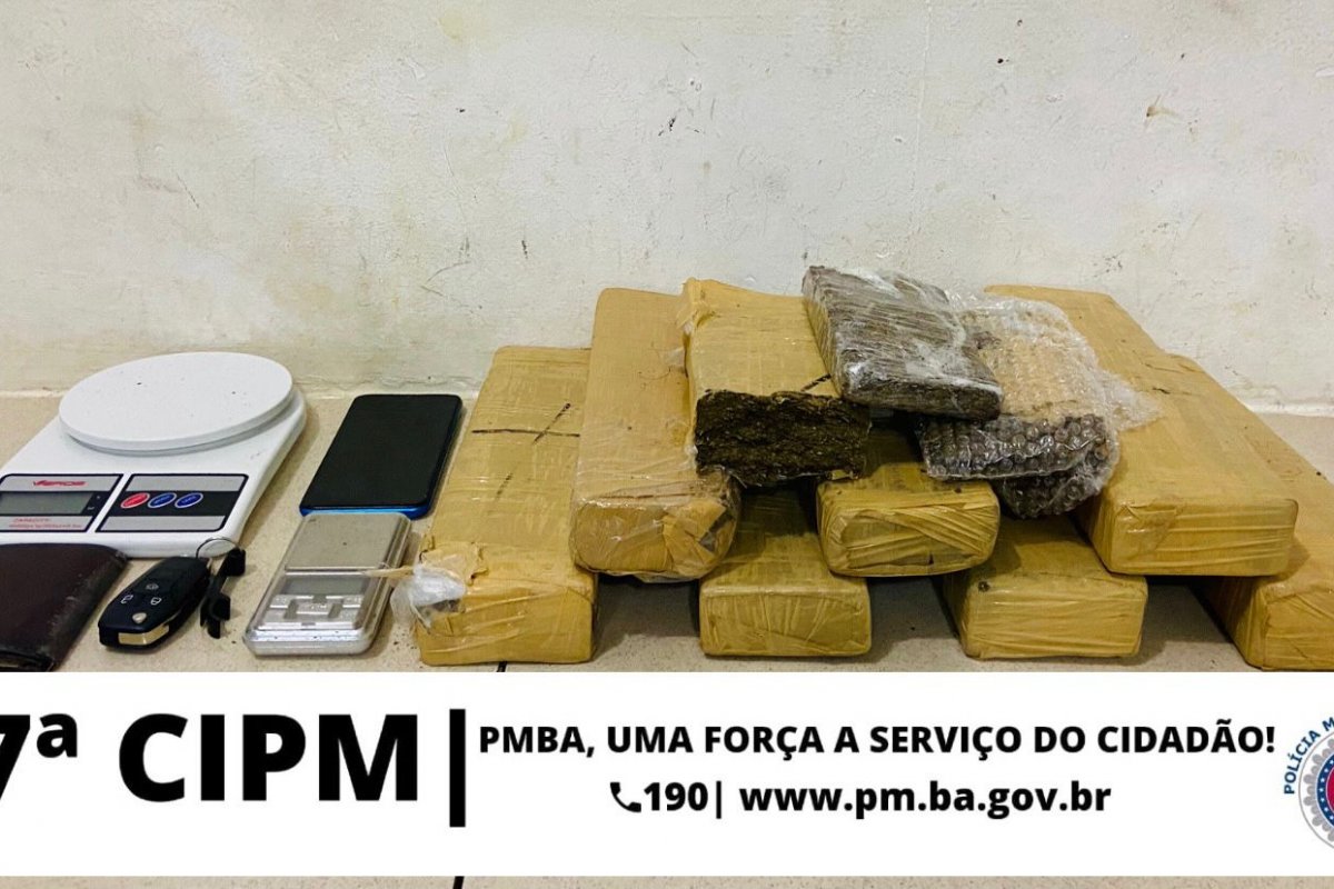 Homem é detido em flagrante com drogas em Vitória da Conquista