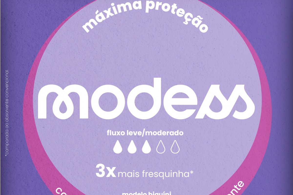 Modess lança calcinha absorvente mais sustentável e econômica!