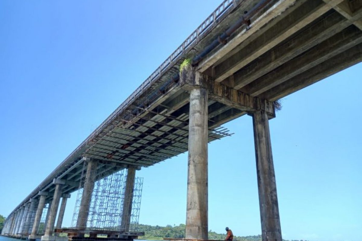 Ponte do Funil em Itaparica segue interditada parcialmente até o dia 25 de agosto