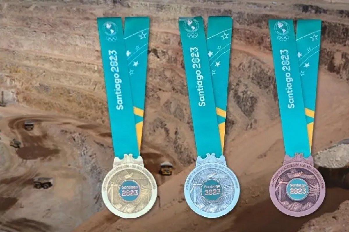 Comitê organizador revela como serão as medalhas dos Jogos Pan-Americanos de Santiago