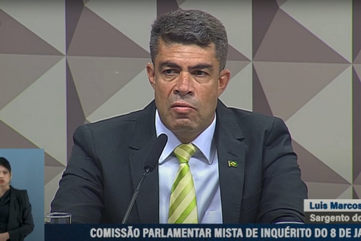 CPMI do 8 de Janeiro ouve depoimento de Luis Marcos dos Reis, ex-ajudante de ordens de Bolsonaro