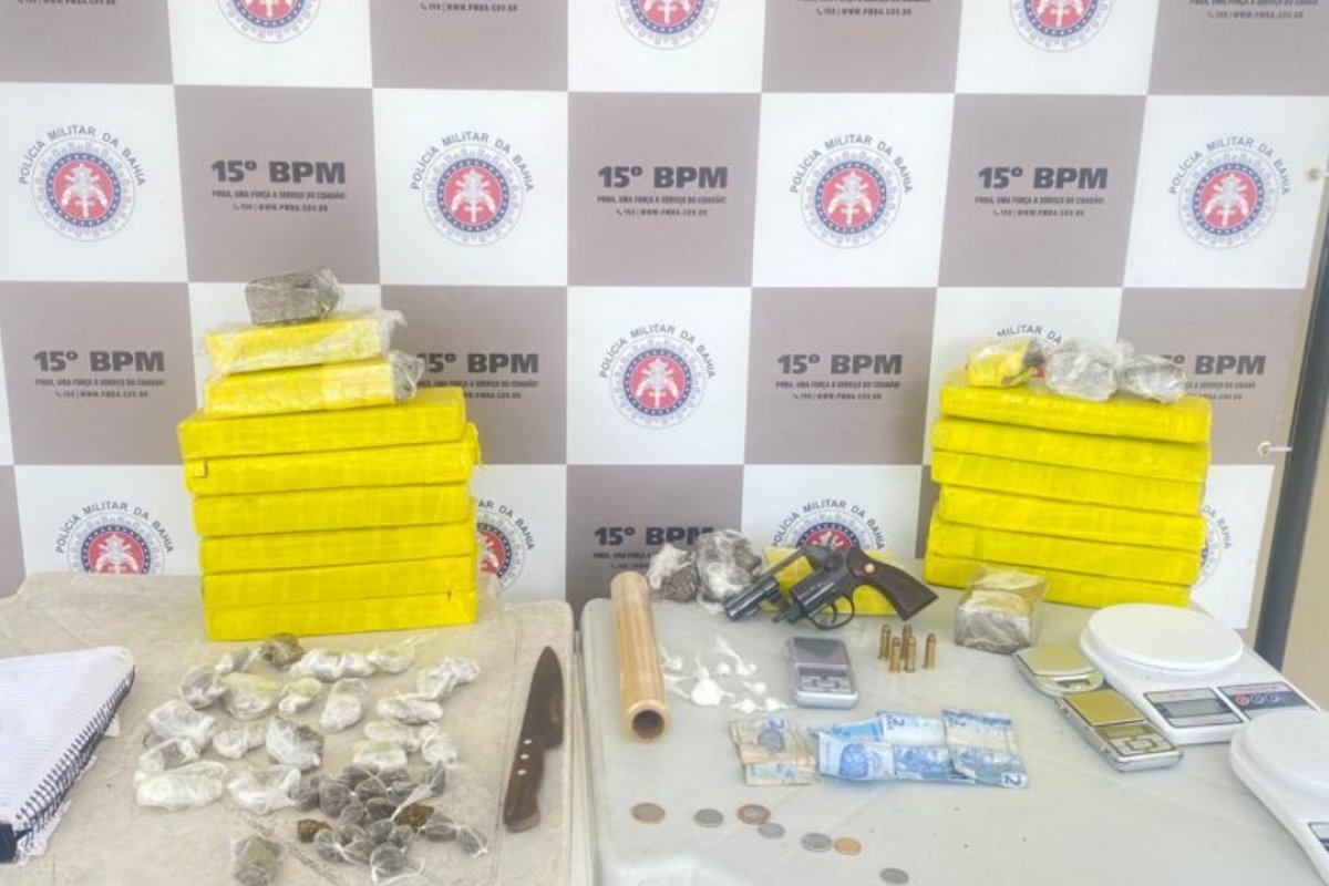 Polícia apreende 16kg de maconha em Itabuna