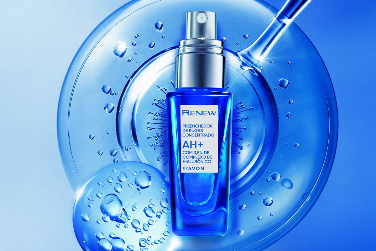 Avon Renew apresenta nova geração do Ácido Hialurônico com o dobro de preenchimento a cada gota!
