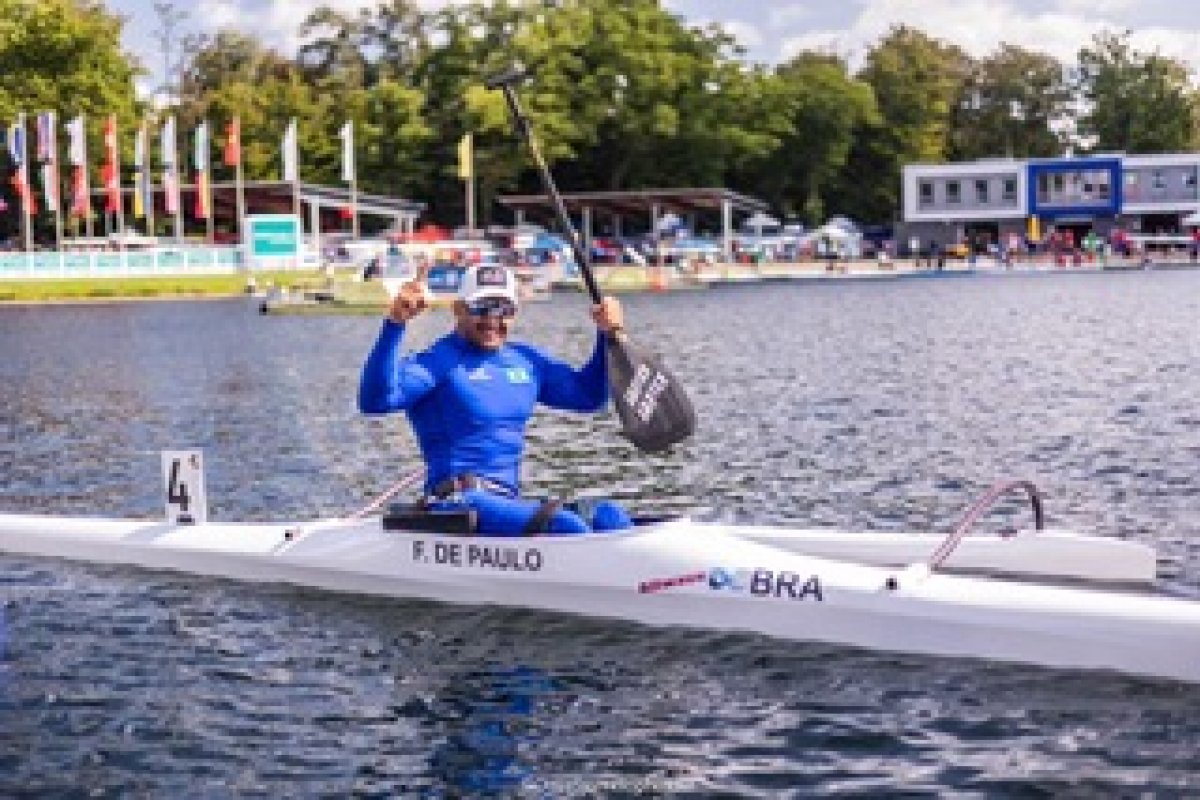 É bicampeão! Rufino conquista medalha de Ouro no VL2M200m, no Campeonato Mundial de Paracanoagem na Alemanha!
