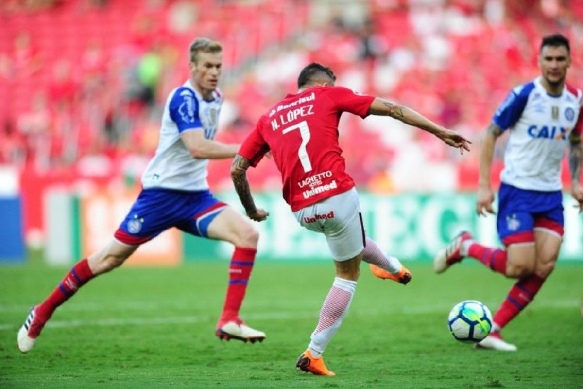 Com Gilberto de volta, Bahia enfrenta o Inter na última partida antes da Copa América