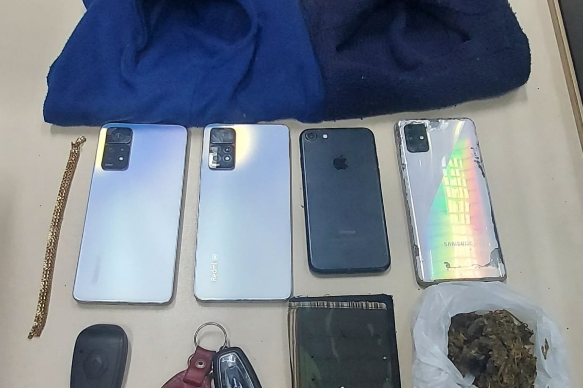 Polícia prende suspeitos e recupera veículos roubados na RMS