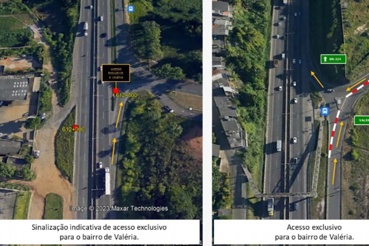 Ponto de ônibus na via marginal da BR-324 será desativado