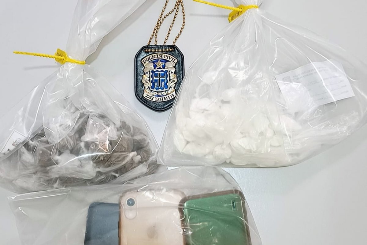 Dois suspeitos foram presos com espingarda e drogas em Barra Grande