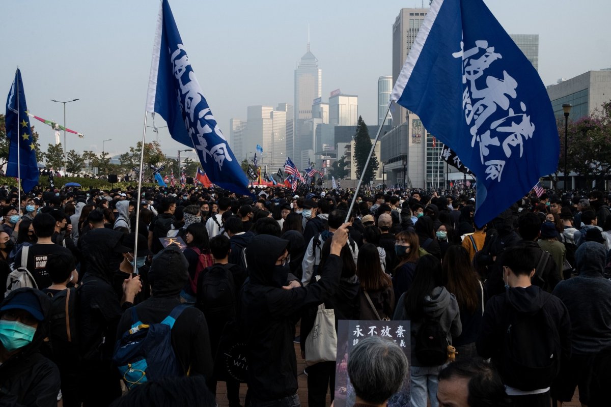 Hong Kong tem domingo de protesto em solidariedade aos uigures da China