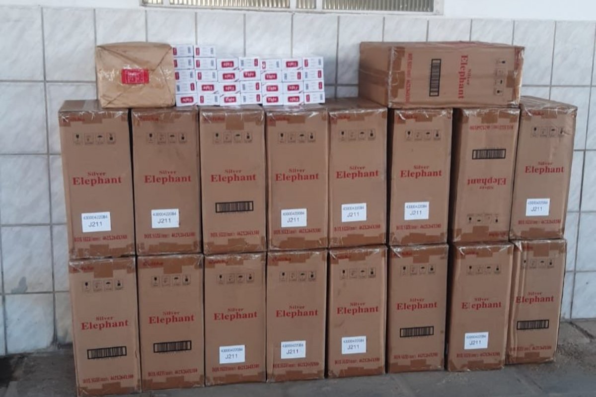 176 mil cigarros contrabandeados são apreendidos, em Juazeiro