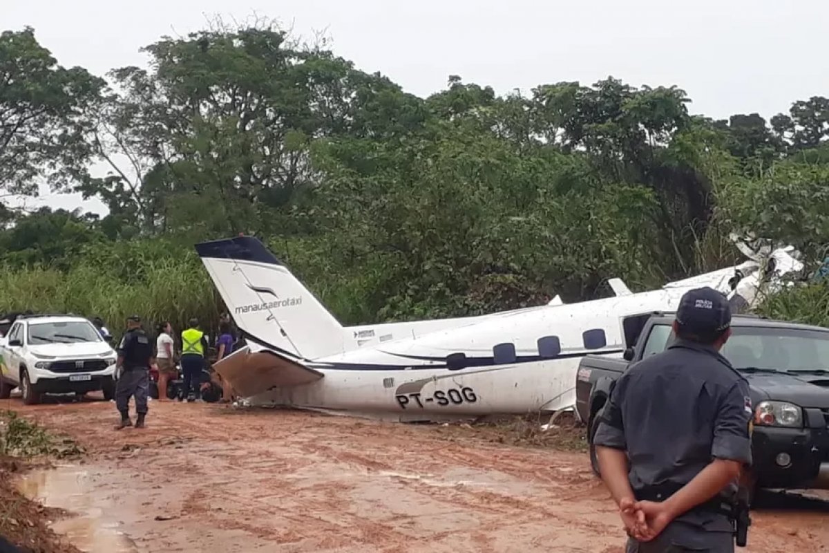Secretário de Segurança pública não confirma tempestade como causa do acidente de avião que matou 14 pessoas