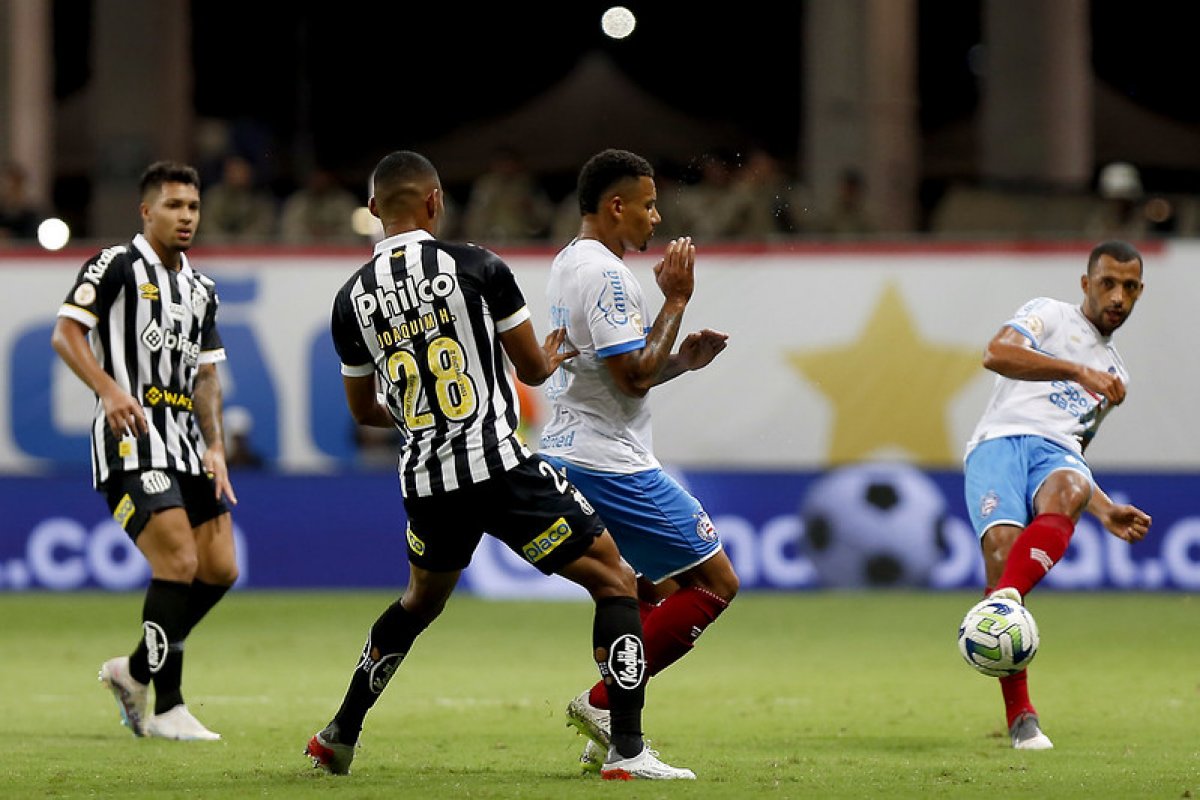 Bahia decepciona, leva virada do Santos em casa e perde chance de abrir vantagem para o Z-4