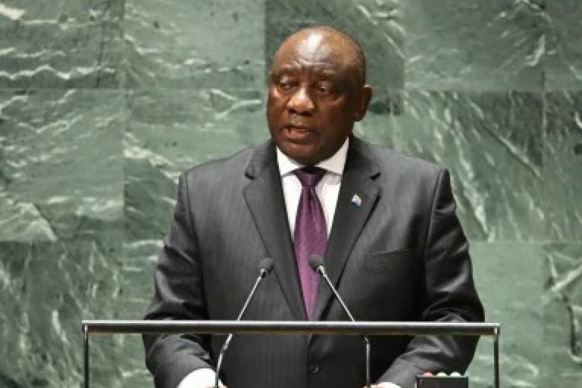 Vídeo: Presidente da África do Sul defende as mulheres na ONU: 'A maioria aqui é homem'