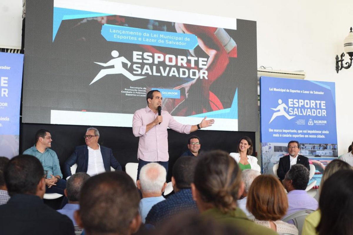 Bruno Reis sanciona Lei Municipal de Esportes e Lazer de Salvador