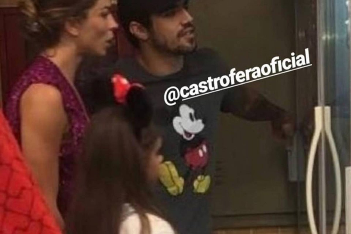 Caio Castro é flagrado em passeio família com Grazi e Sofia