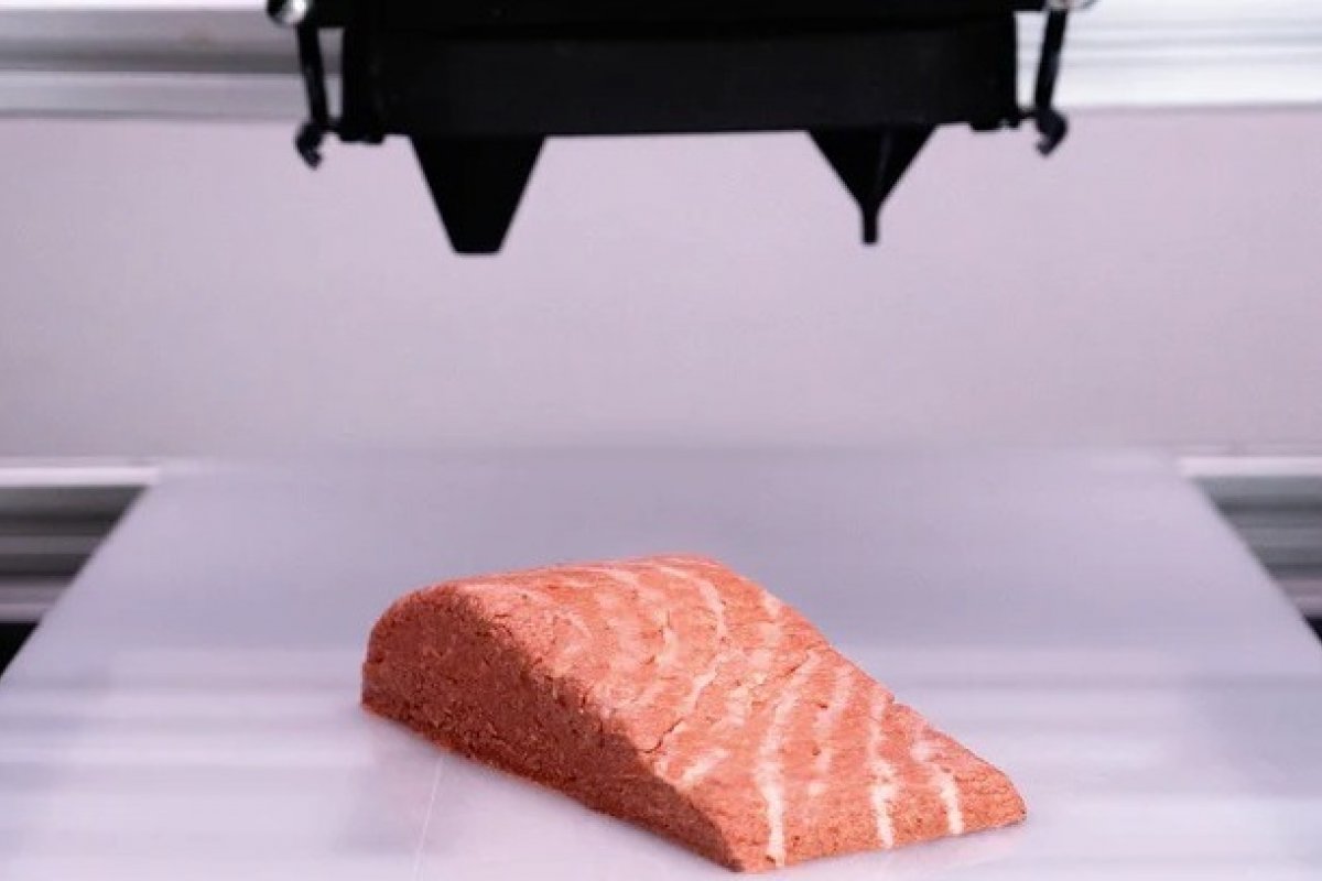 Salmão vegano impresso em 3D chega a supermercados europeus