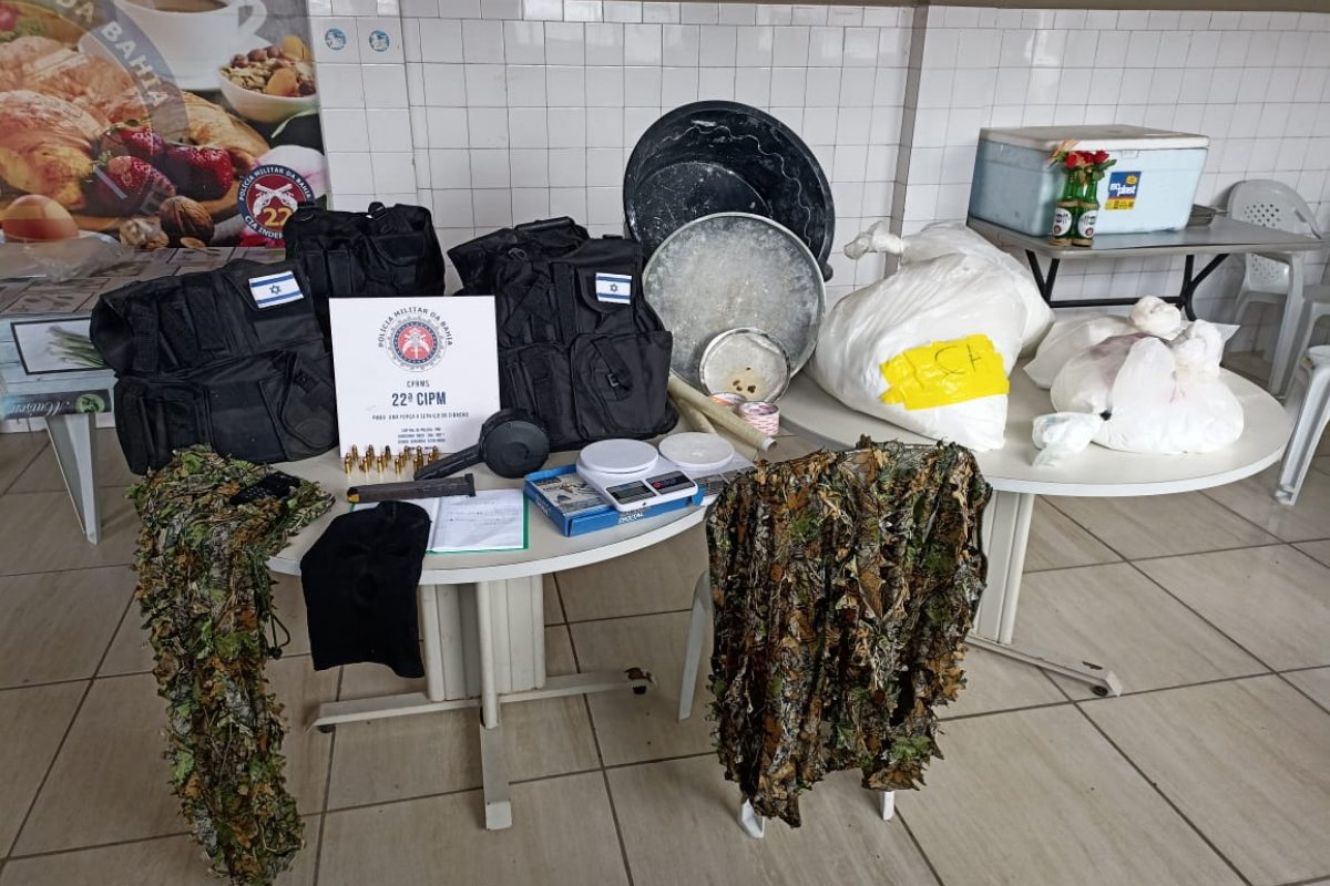 60kg de cocaína são apreendidos em Simões Filho