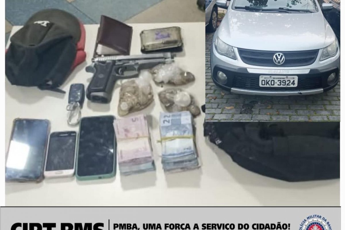 Dois homens são presos com carro roubado em Camaçari