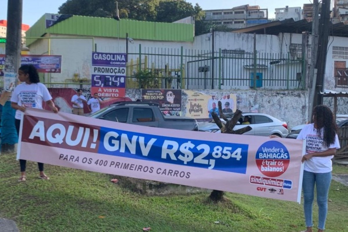 GNV será vendido mais barato em ação contra a privatização da Bahiagás