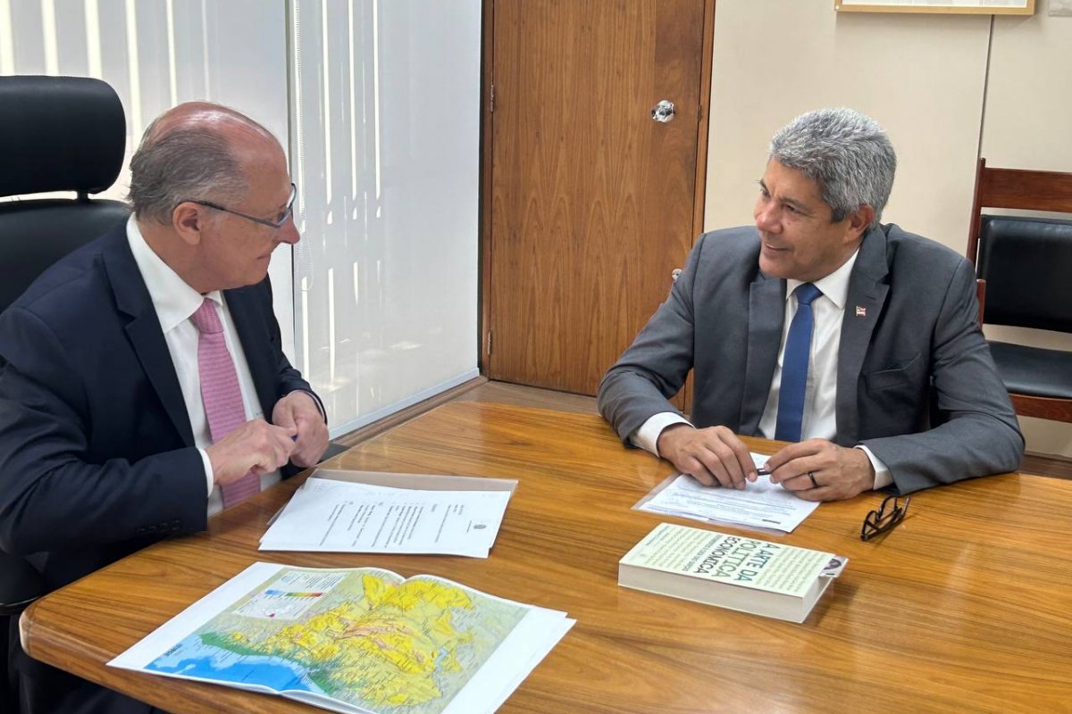 Jerônimo Rodrigues reúne-se com vice-presidente Geraldo Alckmin para tratar sobre investimentos na Bahia