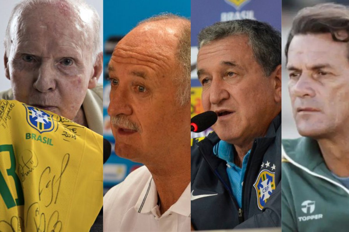 Quatro técnicos brasileiros estão entre os maiores da história, segundo a revista FourFourTwo