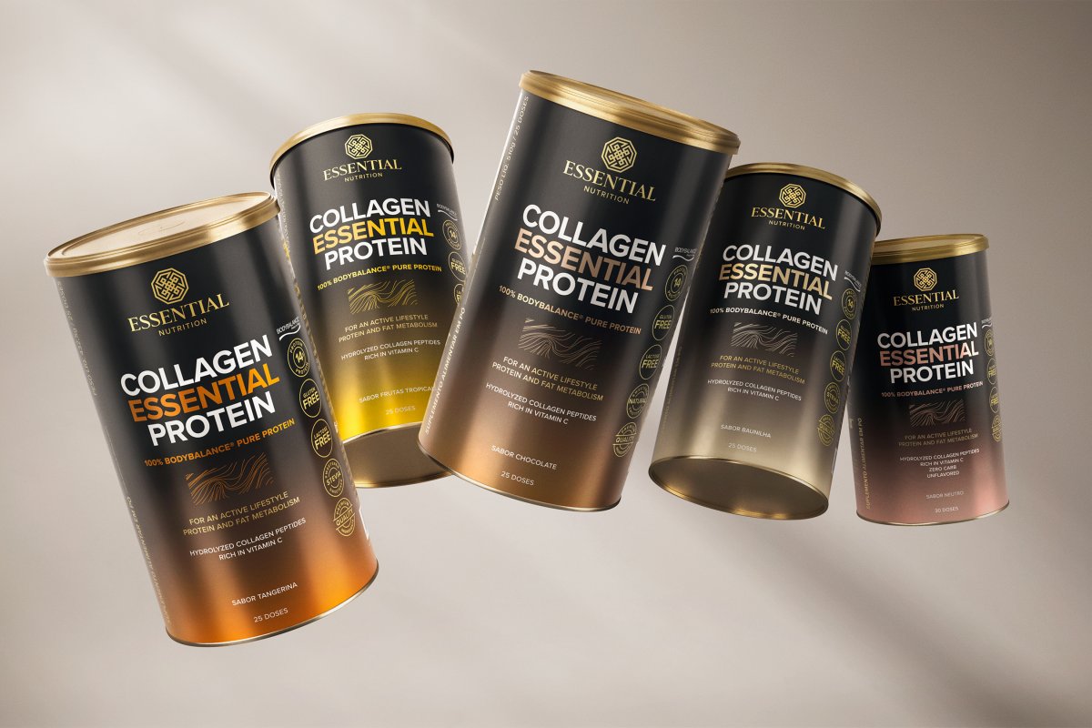 Essential Nutrition amplia linha do Collagen Essential Protein e lança 4 novos sabores!