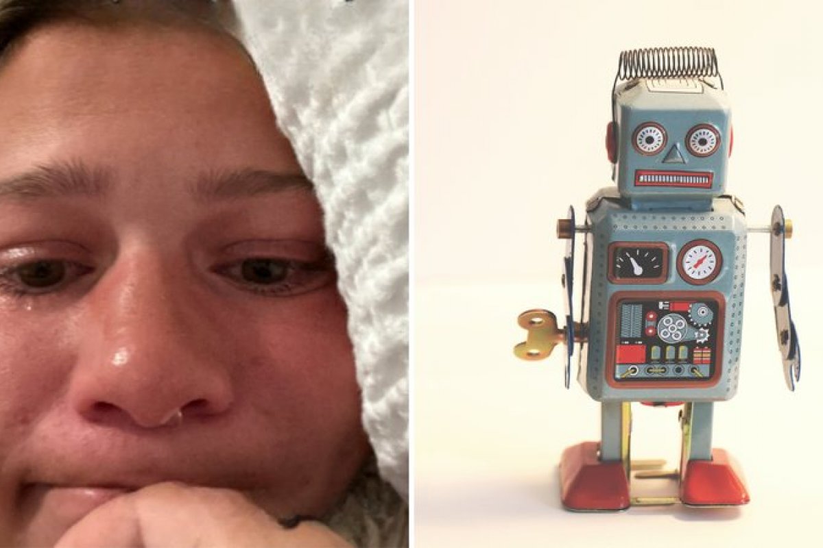 Babado! Mulher descobre que namorado a traia com robô