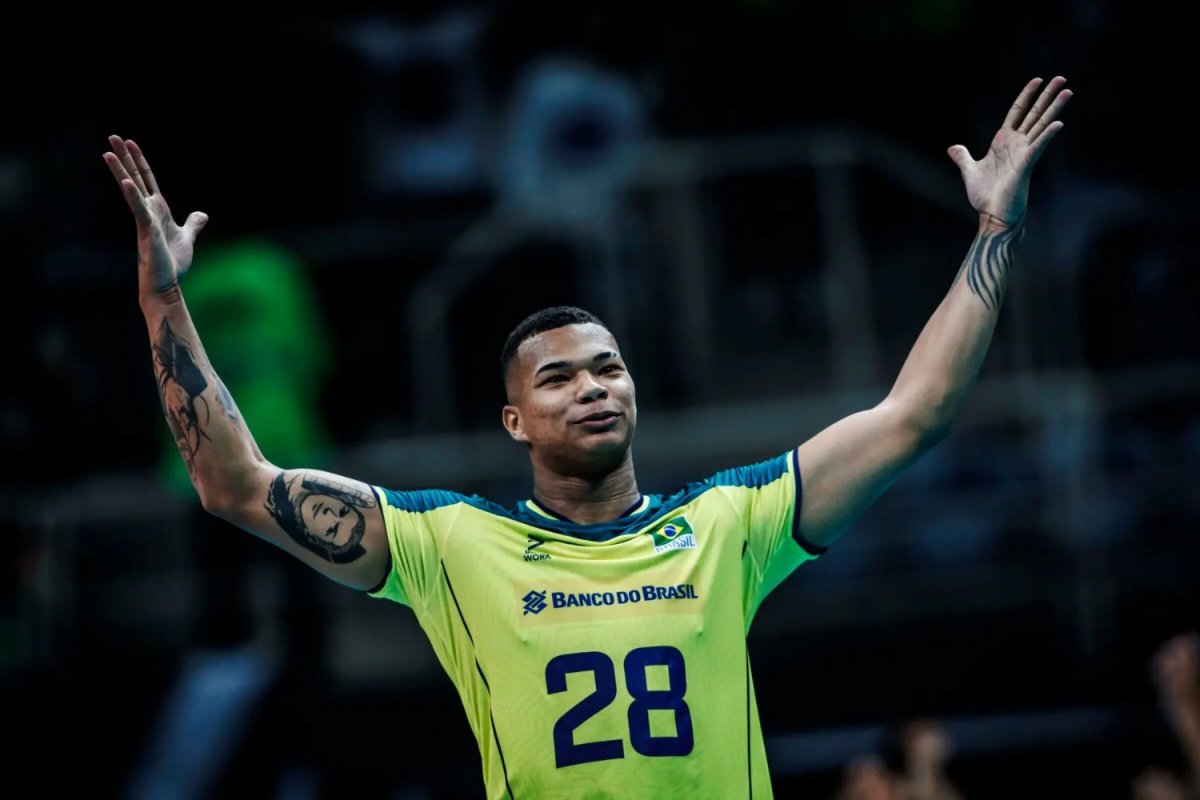 Seleção brasileira masculina vence o Irã no Pré-Olímpico