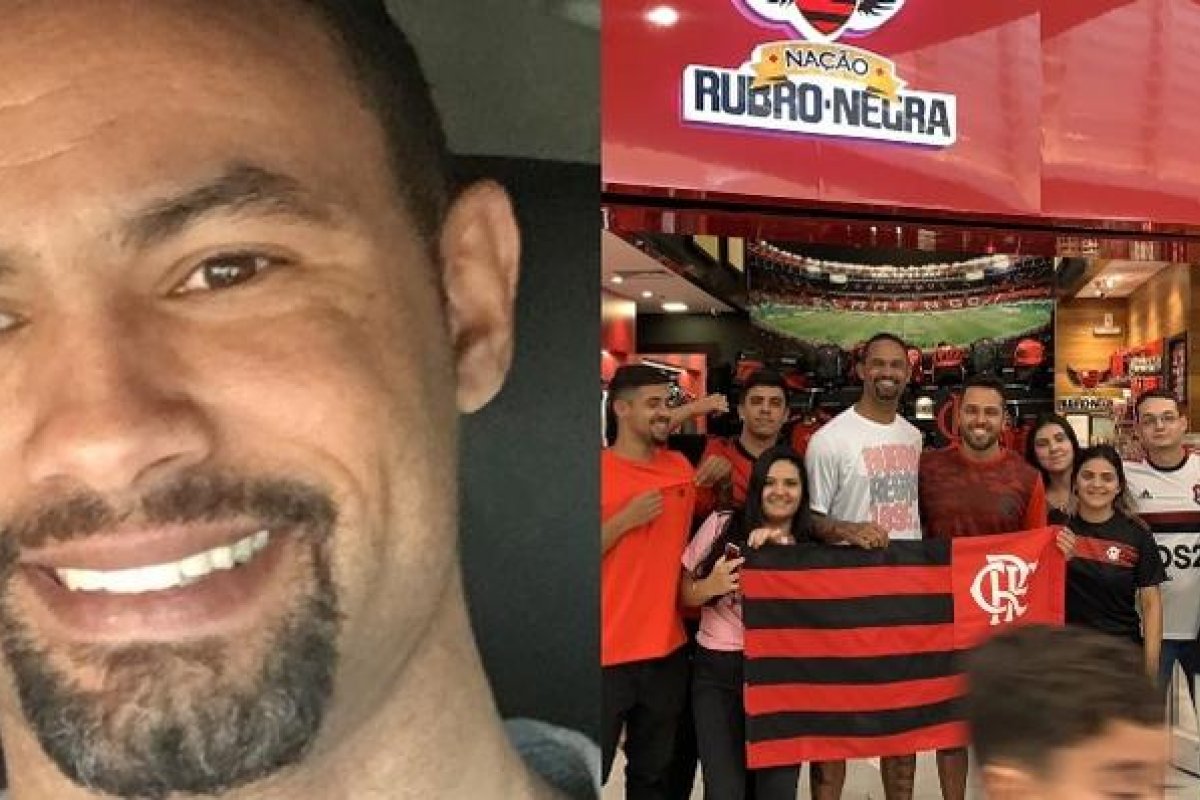 Goleiro Bruno é tietado por torcedores do Flamengo