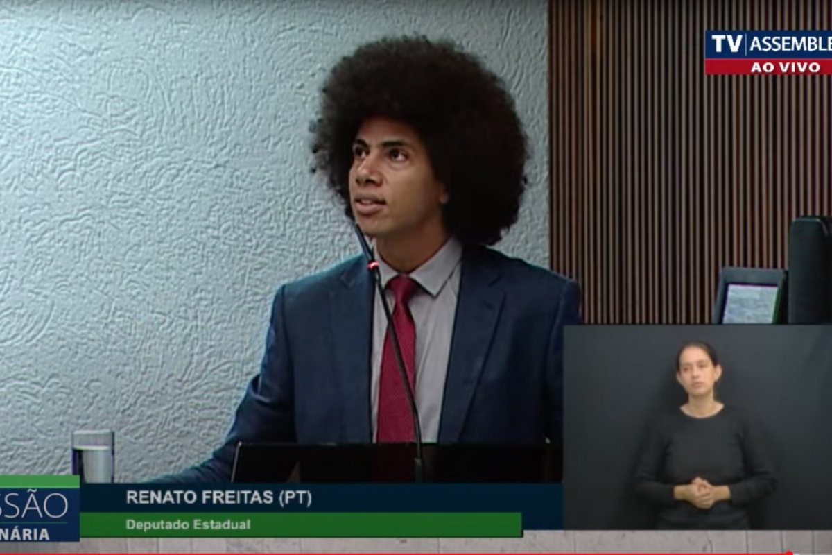 Vídeo: Deputado Renato Freitas é alvo de fala racista durante sessão no Paraná