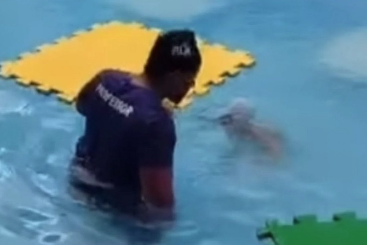 Bahia: Conselho de Educação Física vai avaliar conduta de professor de natação que deixou criança submersa na água durante aula