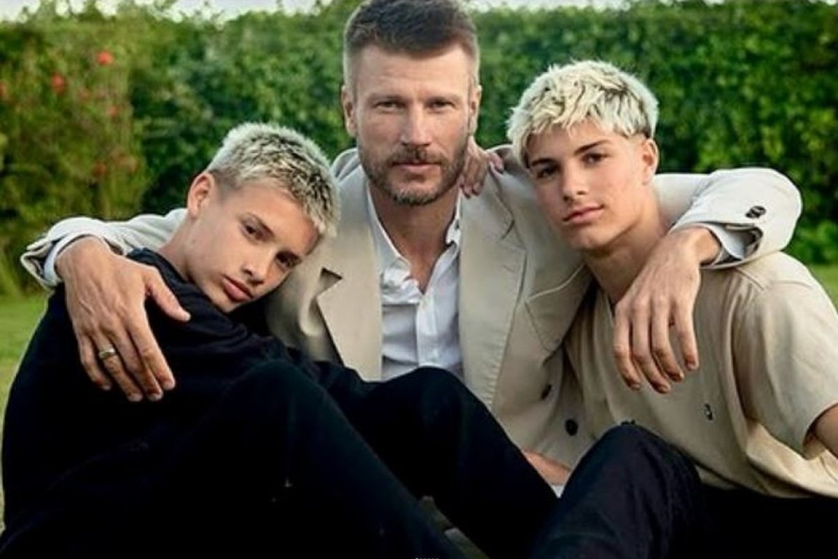 Rodrigo Hilbert surge com os filhos na web para celebrar o Dia das Crianças!