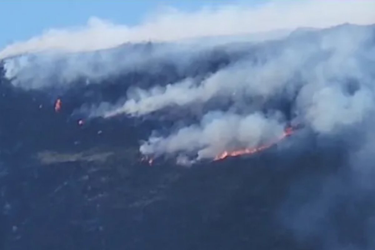 Incêndio atinge Parque Nacional da Chapada Diamantina; bombeiros controlam o fogo