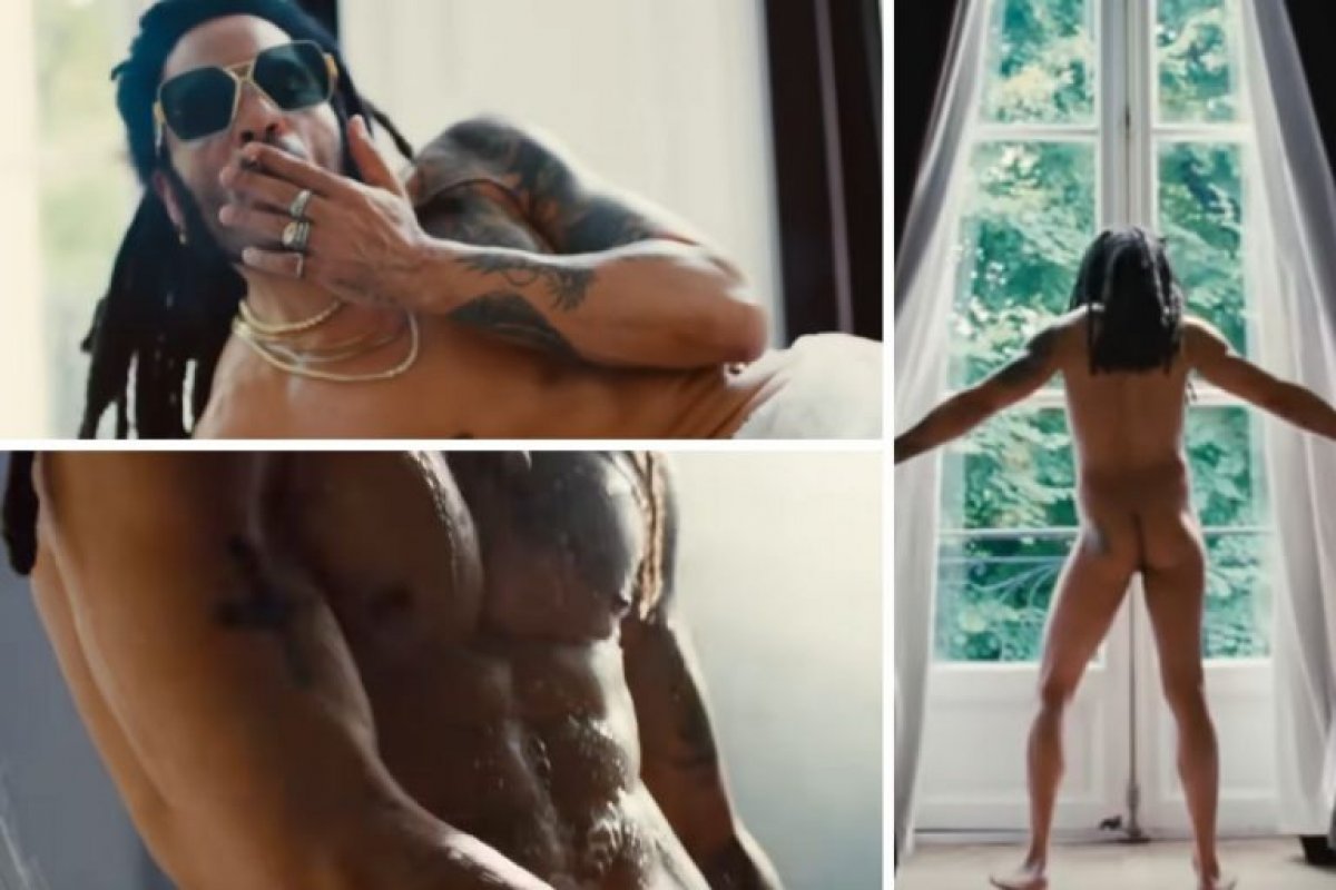 Lenny Kravitz surge totalmente nu em novo clipe!