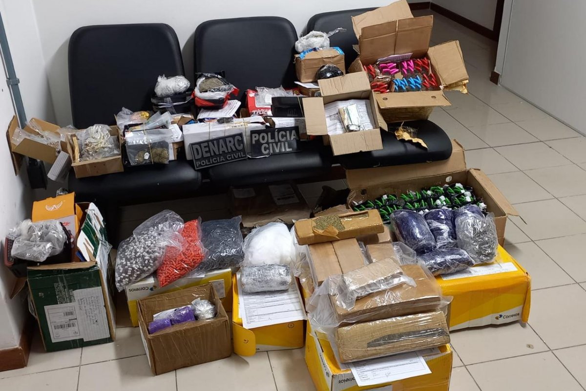 Operação Correios apreende drogas de três estados brasileiros