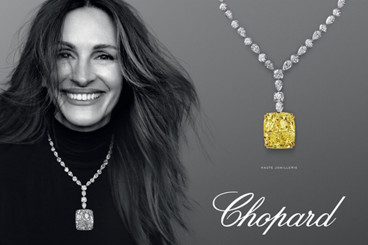 Julia Roberts arrasa em campanha da joalheria Chopard!