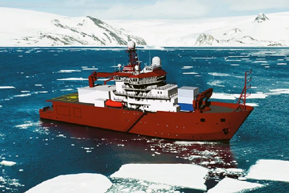 Marinha terá primeiro navio polar construído no Brasil