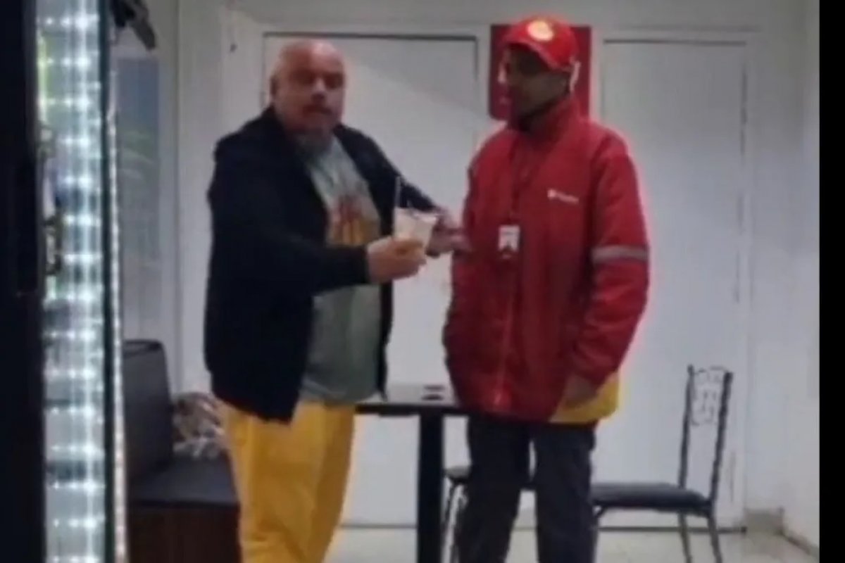 Vídeo: Empresário que ofendeu frentista aparece em novo vídeo insultando garçonete
