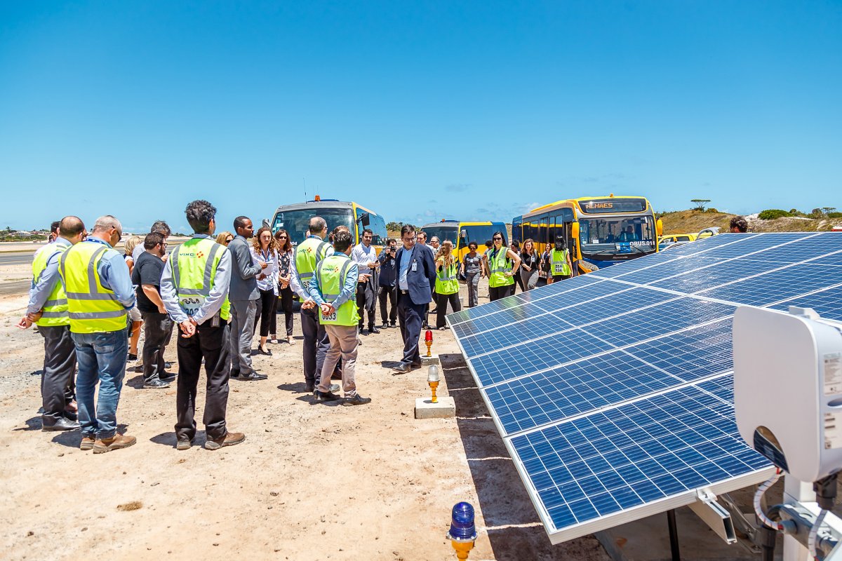 O aeroporto de Salvador é o primeiro do país a implatar usina solar