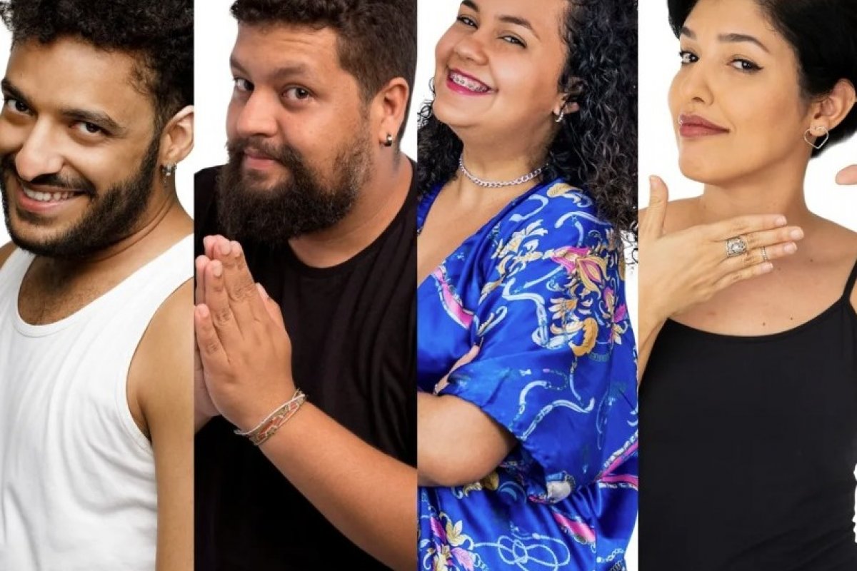 Comediantes baianos apresentam espetáculo 'Receba!' na Concha Acústica do TCA, em Salvador