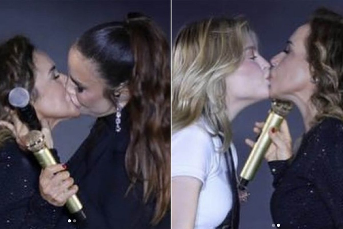 Daniela Mercury agita multidão no Rio de Janeiro e dá selinhos em Ivete Sangalo e Luisa Sonza!