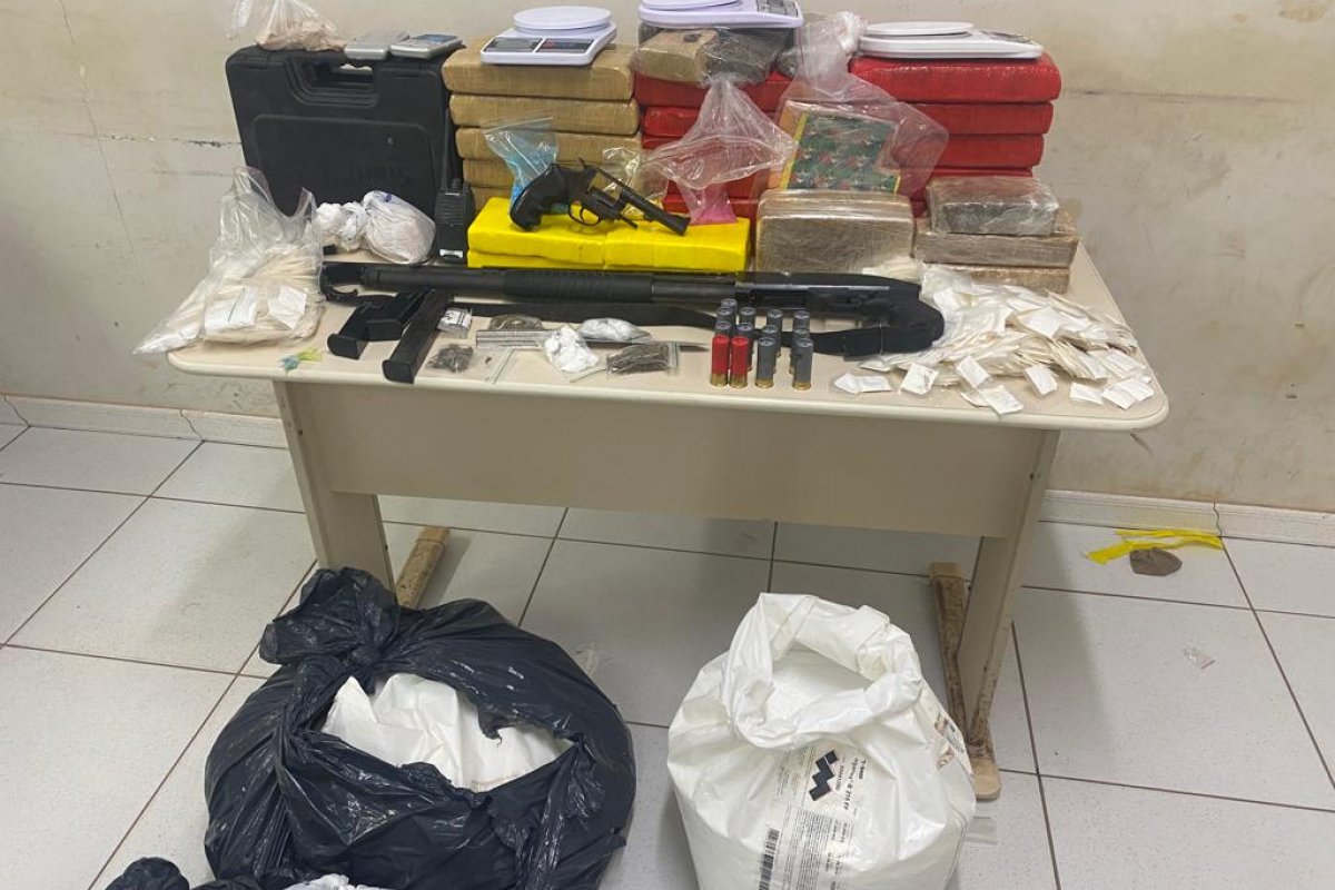 Polícia apreende mais de 30 quilos de drogas e fecha laboratório clandestino em Luís Eduardo Magalhães