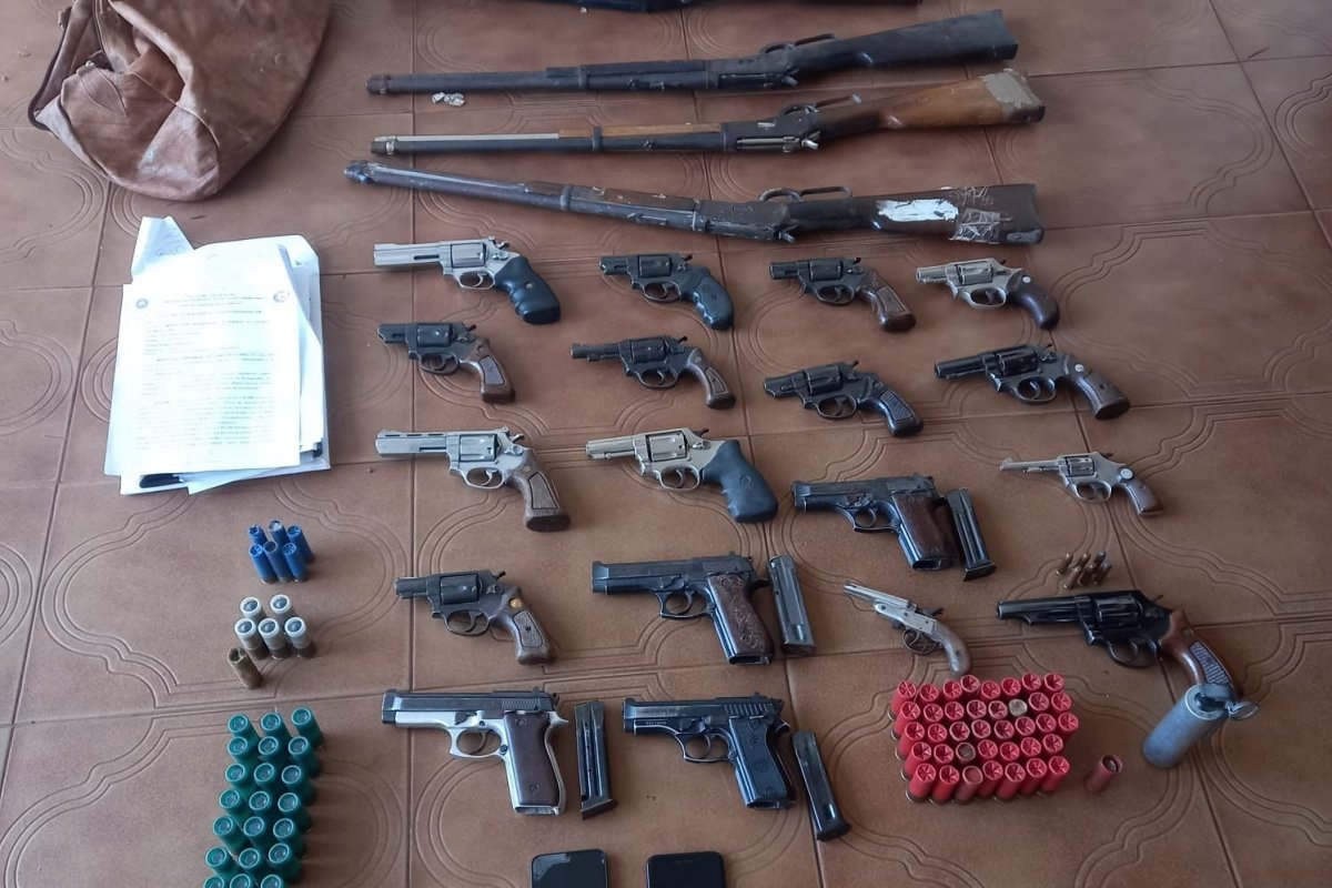 Operação Falso Perfil: quase 30 armas são apreendidas em três cidades na Bahia