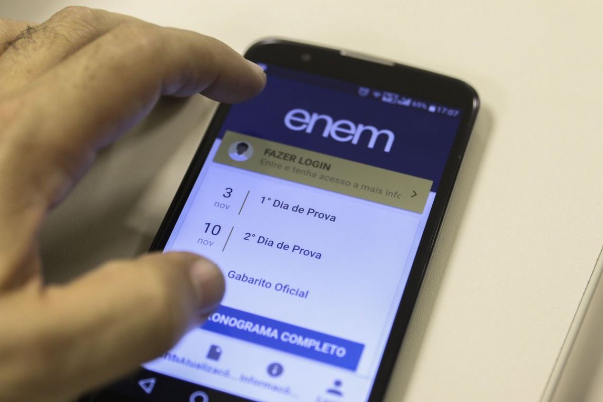 Portal do governo oferece aplicativo do Enem