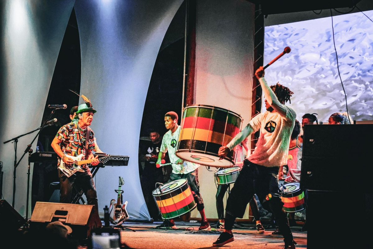 Tambores afro-baianos do projeto Brazil Afro Symphonic voltam ao Tamar Cultural!