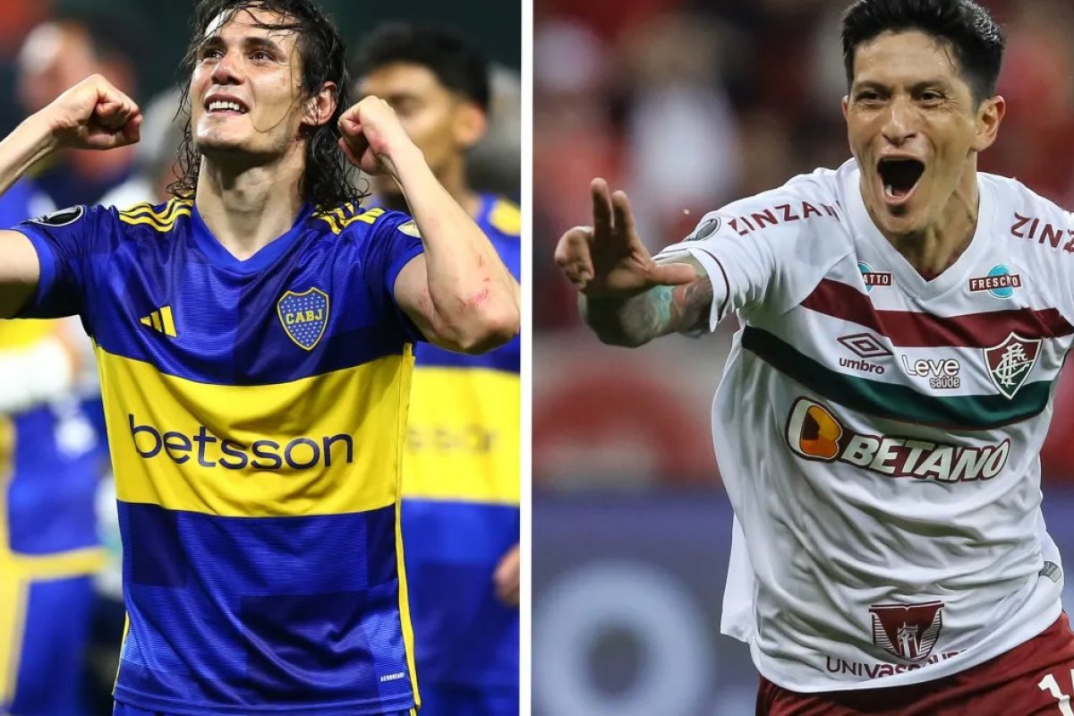 Fluminense e Boca Juniors disputam a taça da Libertadores 2023 no Maracanã