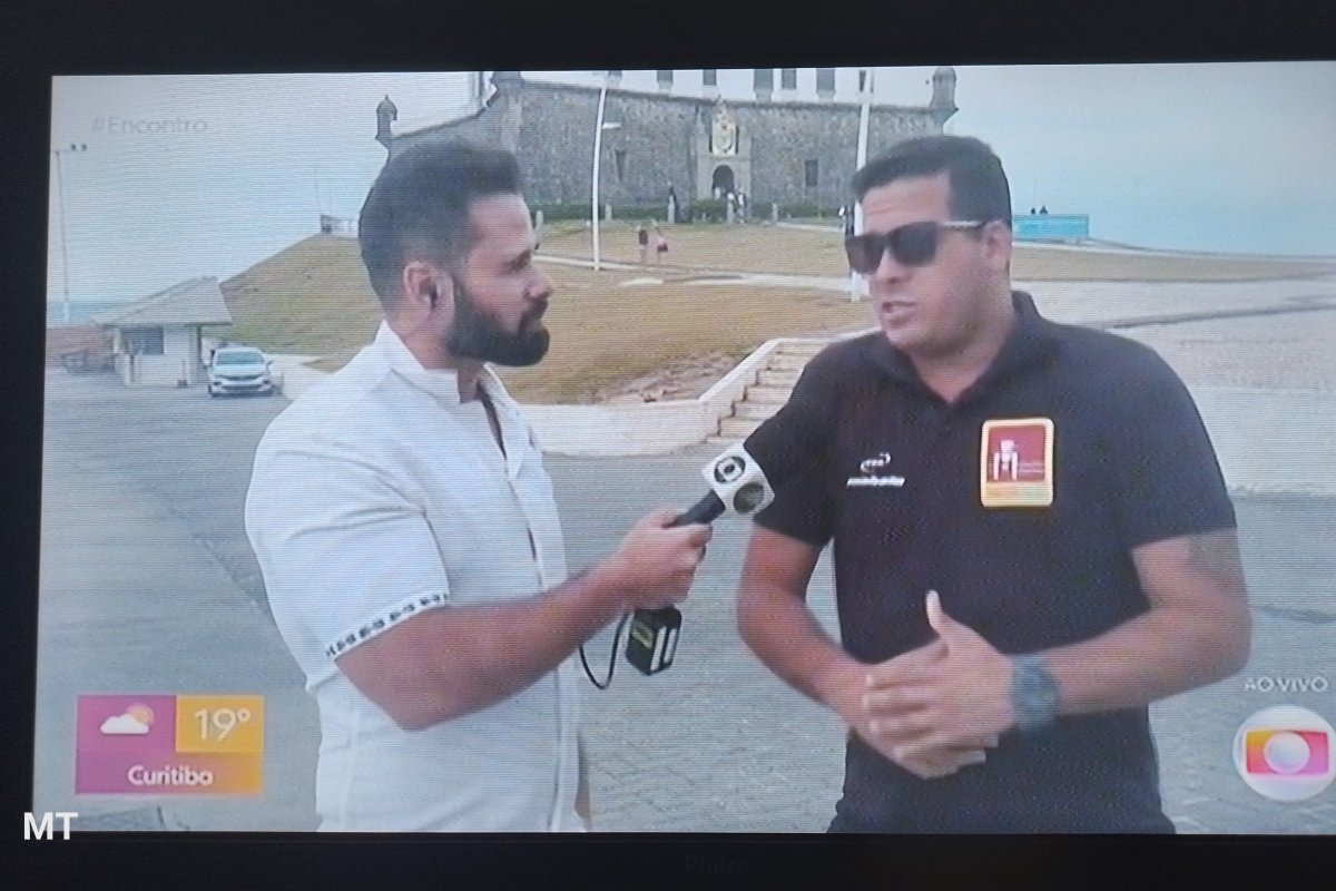 Repórter da TV Bahia brilha na tela do Encontro com Patrícia Poeta!
