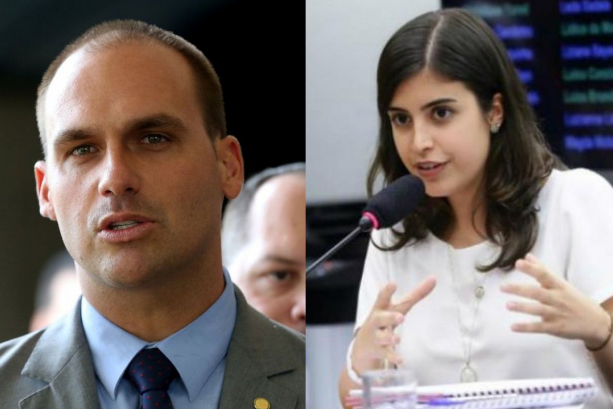 PGR pede condenação de Eduardo Bolsonaro por publicações contra Tabata Amaral