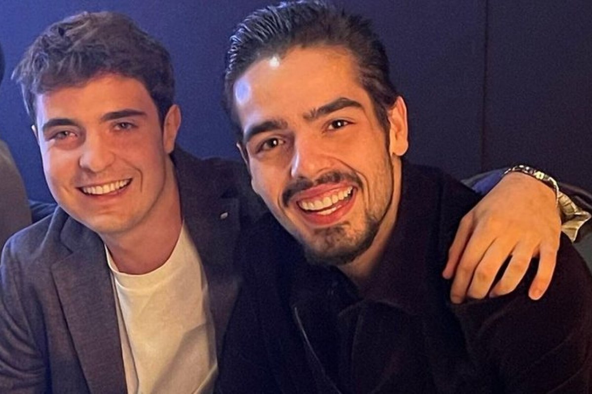 Filhos de Gugu e Faustão marcam presença no Teleton e terminam participação com torta na cara!