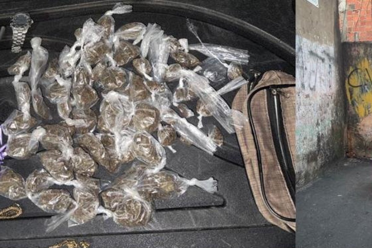 Três homens são presos com drogas em Fazenda Grande do Retiro